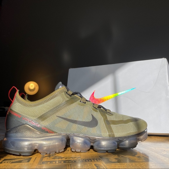 Nike Other - Men's Nike Air VaporMax 2019 Olive Flak/ Black-Medium Olive size 11 (AR6631-301)